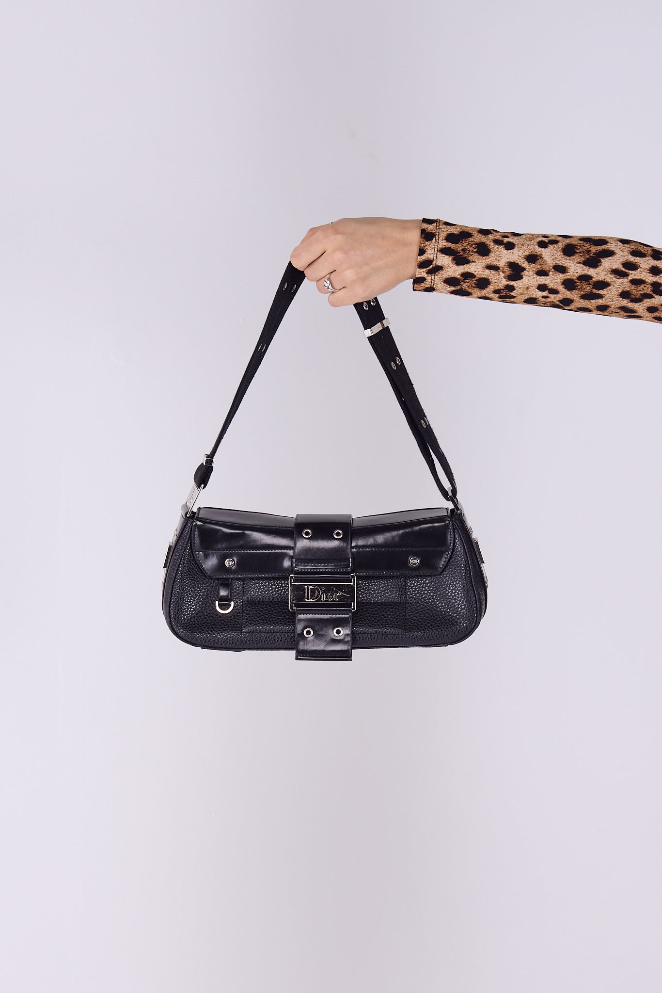 Black Dior bag